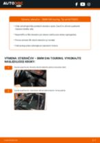 Ako vymeniť a regulovať Drżiak ulożenia stabilizátora BMW 3 SERIES: sprievodca pdf