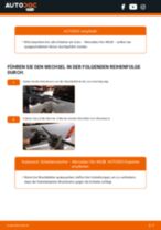 Schritt-für-Schritt-Anleitung im PDF-Format zum Scheibenwischer-Wechsel am MERCEDES-BENZ VITO Bus (638)