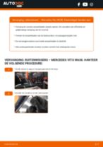 De professionele handleidingen voor Ruitenwissers-vervanging in je Mercedes W638 Bus 112 CDI 2.2 (638.194)