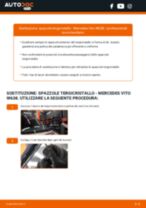 Manuale online su come cambiare Tergilunotto MERCEDES-BENZ VITO Bus (638)