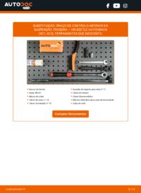 Como realizar a substituição de Braço De Suspensão 1.2 TSI VW Beetle 5c