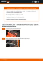 Profesionalni vodič za zamenjavo dela Oljni filter na tvojem avtu Citroen Jumper 250 Van 2.2 HDi 120
