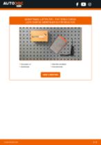 Trin-for-trin PDF-tutorial om skift af FIAT DOBLO Cargo (223) Luftfilter
