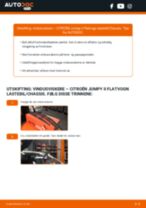 En profesjonell veiledning om bytte av Motorfeste på CITROËN JUMPY Platform/Chassis 2.0 HDI (X_RHG)