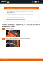 CITROËN Relay II Van (250) 2020 príručka údržba a opravy