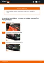Jak vyměním List stěrače na mém autě C5 Van / Combi (DE_, RE_) 1.8? Průvodce krok za krokem