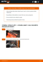 Profesionální průvodce výměnou součástky Olejovy filtr na tvém autě CITROËN JUMPY Box (BS_, BT_, BY_, BZ_) 2.0 i 16V