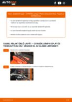 Jumpy II Platós teherautó/Alváz 2.0 HDI (X_RHH) hibaelhárítási szerelési kézikönyv