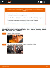 Comment effectuer un remplacement de Essuie-glace 1.9 JTD Fiat Doblo Cargo