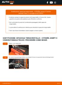 Sostituzione di Tergicristalli CITROËN JUMPY Platform/Chassis 2.0 HDi 125