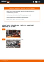 Udskiftning af Viskerblade foran og bag BMW 3 Coupe (E92): manual pdf