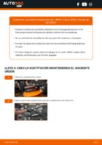 Cómo cambiar Escobilla delanteras y traseras BMW 6 Convertible (E64) - manual en línea
