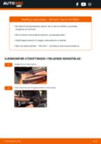 Hvordan bytte Vindusviskerblad bak og foran VW GOLF IV (1J1) - guide online