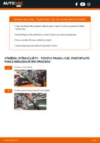Profesionální průvodce výměnou součástky List stěrače na tvém autě Toyota Land Cruiser 120 3.0 D-4D (KDJ120, KDJ125)