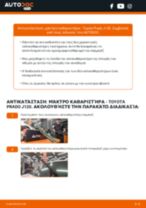 Βήμα-βήμα PDF οδηγιών για να αλλάξετε Έδραση Σώμα Άξονα σε Renault Symbol Thalia