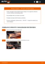 Metlice brisalcev spredaj in zadaj VW Golf IV Hatchback (1J1) 2008 | PDF priročnik za zamenjavo