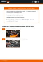 Kako zamenjati zadaj in spredaj Metlice brisalcev BMW 6 Convertible (E64) - vodič spletu