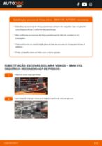 Mudar Escovas do Limpa Vidros dianteiro e traseiro BMW 3 Coupe (E92): guia pdf