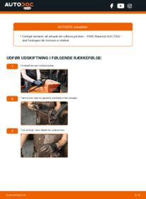 Hvordan man udfører udskiftning af: Viskerblade på 2.3 16V Ford Maverick 1n2