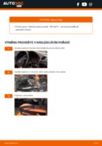Podrobné PDF tutoriály, jak vyměnit List stěrače na autě VW GOLF V (1K1)