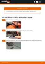 Como substituir Escovas limpa para brisas traseiro e dianteiro FIAT PUNTO (188) - manual online