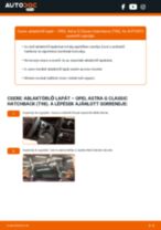 Kezelési kézikönyv pdf: Astra G Classic Hatchback (T98) 1.4 16V (F08, F48)