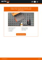 Kā nomainīt LED un Xenon Pamatluktura kvēlspuldze OPEL COMBO Box Body / Estate (X12) - instrukcijas tiešsaistes