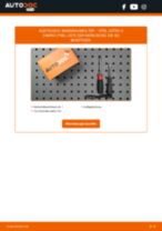 OPEL ASTRA G Convertible (F67) Innenraumfilter wechseln - Anleitung pdf