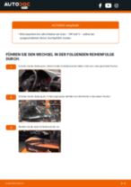Wechseln von Scheibenwischerblätter Instruktion PDF für VW GOLF