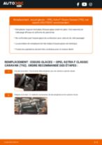 Comment changer Essuie-glaces Opel Astra J arrière et avant - Manuel pdf
