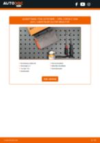 Hvordan skifter man Pære forlys LED og Xenon OPEL CORSA C Box (F08, W5L) - manual online