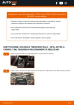 Sostituzione Tergicristalli anteriore e posteriore Opel Astra J: tutorial PDF passo-passo