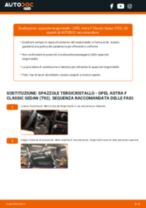 Manuale Astra F Classic Sedan (T92) 1.6 i 16V (F19, M19) PDF: risoluzione dei problemi