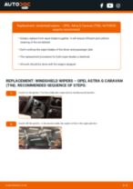 OPEL Astra G Caravan (T98) 2005 repair manual and maintenance tutorial