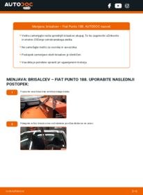 Kako izvesti menjavo: Metlica brisalnika stekel Punto II Hatchback (188) 1.2 60