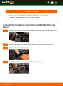 Wie der Austausch bewerkstelligt wird: Scheibenwischer 1.4 i 16V (F35) Opel Corsa B Caravan