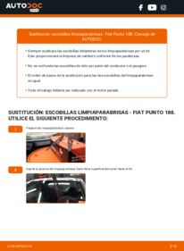 Cómo sustitución de Escobillas de Limpiaparabrisas 1.2 60 Fiat Punto 188