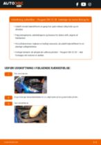 Den professionelle guide til udskiftning af Luftfilter på din Peugeot 206 cc 2d 1.6 HDi 110
