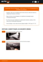 Como substituir Filtro de ar do habitáculo VW TOURAN (1T1, 1T2) - manual online