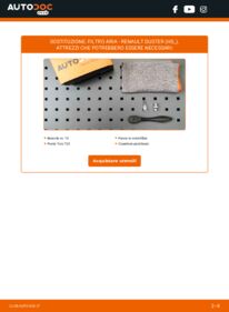 Sostituzione di Filtro Aria RENAULT DUSTER 2.0