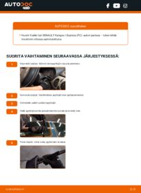 Kuinka vaihtaa Pyyhkijänsulat 1.5 dCi Renault Kangoo Express -autoon