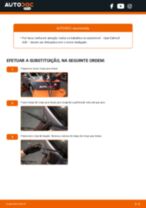 Como substituir Escovas limpa para brisas traseiro e dianteiro OPEL ZAFIRA B (A05) - manual online