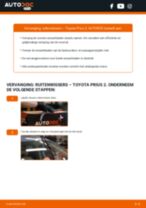 Hoe voer ik een Ruitenwisser-vervanging in mijn Prius III Hatchback (XW30) 1.8 Hybrid (ZVW3_) uit? Stapsgewijze reparatiehandleidingen