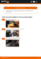 DIY manual on replacing RENAULT GRAND SCÉNIC Wiper Blades