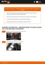 Instrukcja montażu Pióra wycieraczek w samochodzie MERCEDES-BENZ VITO