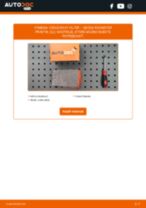 Podrobný PDF tutorial k výmene SKODA ROOMSTER Praktik (5J) Vzduchový filter