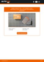 Fiorino MPV (225) 1.4 (225BXA1A) Gaisa filtrs: kā nomainīt? Pakāpeniskas rokasgrāmatas