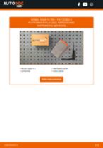 Tiešsaistes rokasgrāmata, kā pašam mainīt Gaisa filtrs uz FIAT DOBLO Platform/Chassis (263)