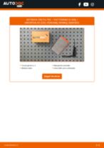 Žingsnis po žingsnio pakeiskite FIAT FIORINO Box Body / Estate (225) Oro filtras PDF vadovas
