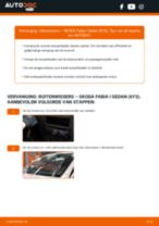 De professionele handleidingen voor Ruitenwissers-vervanging in je Skoda Fabia 6y Sedan 1.4 16V